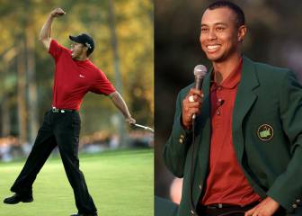 Los 5 Masters de Augusta de Tiger Woods