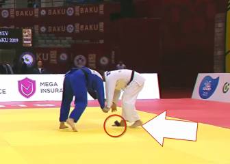 Judo fighter disqualified... after his mobile phone falls out!