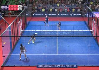 Dos minutos de frenesí puro: uno de los mejores 'match point' del pádel en los últimos años