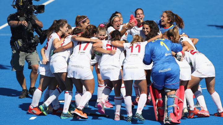 Selección española de hockey hierba femenino.