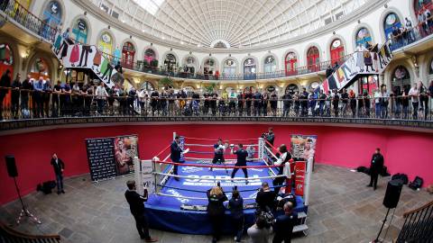 Boxeando en un edificio con 156 años de historia - AS.com