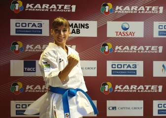 Sandra Sánchez para los pies a la japonesa Shimizu en Moscú