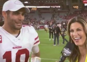 El flirteo en directo de estrella de la NFL con una periodista