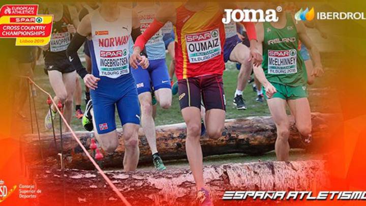 Cartel promocional de la Real Federación Española de Atletismo para los Europeos de Cross