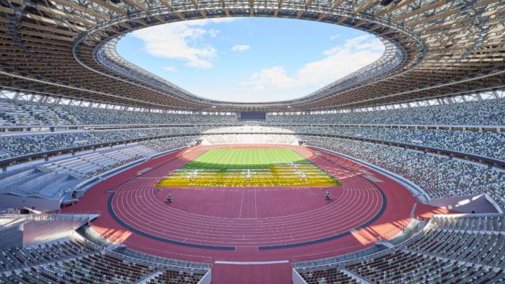 Así es el nuevo estadio olímpico de los Juegos de Tokio 2020