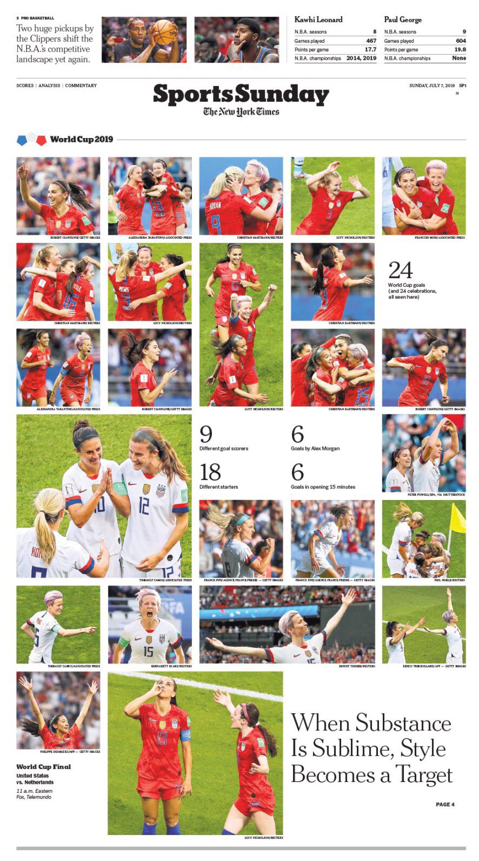 Mejores portadas deportivas de 2019.