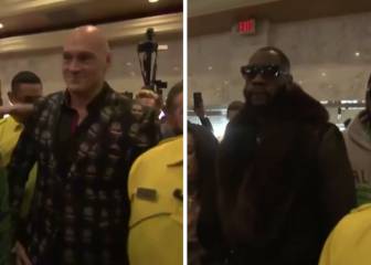 Wilder y Fury llegan a Las Vegas y causan furor antes del combate