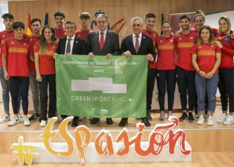 La bandera verde del deporte se estrena en Huelva