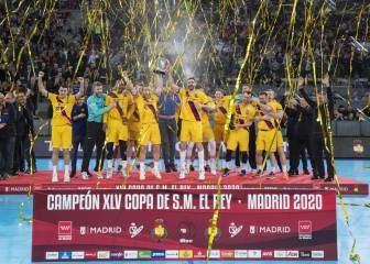 El Barça levanta su séptima
Copa del Rey consecutiva