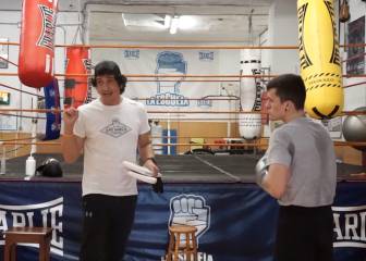 Esquiva parcial y recto de derecha