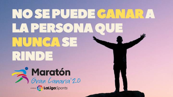 Cartel promocional de la Maratón de Gran Canaria '20 LaLigaSports.