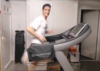 La solidaridad permite a Ignacio Fontes entrenar en su domicilio