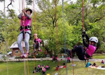 La escalada de árboles, una afición creciente en Taiwán