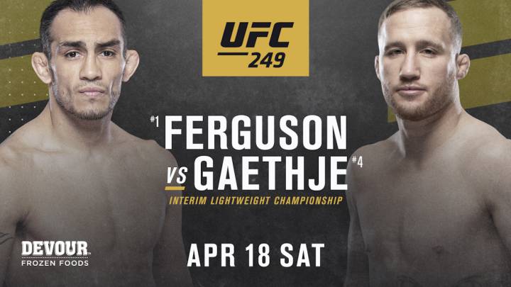 La UFC desvela el cartel del UFC 249 y su plan de continuidad