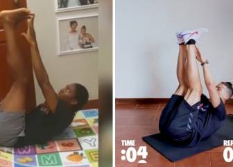 Caster Semenya bate a Cristiano Ronaldo haciendo abdominales