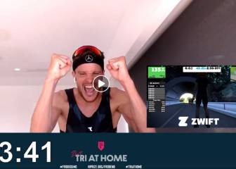 El 'ironman en casa' de Frodeno recauda más de 200.000 euros