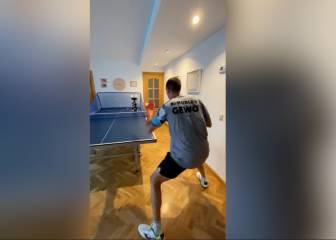 El innovador entreno del mejor jugador español de tenis de mesa