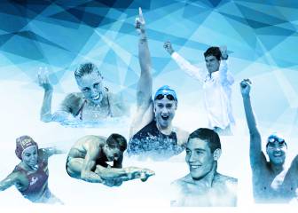 25 referentes en 100 años de natación