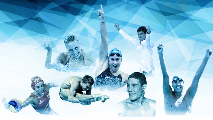 25 referentes en 100 años de natación