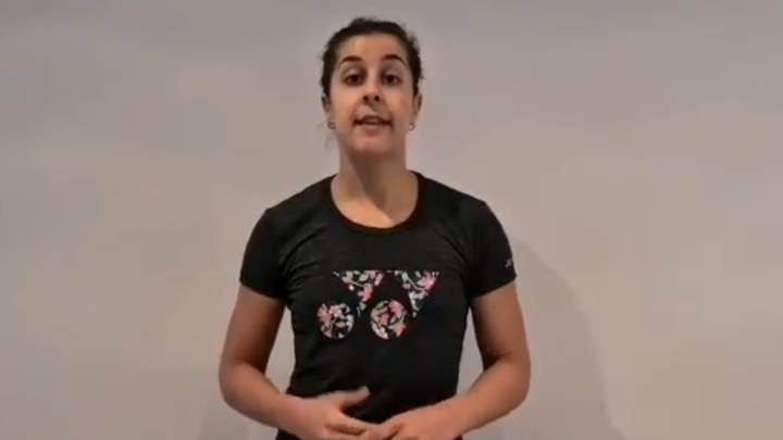 Carolina Marn abandera una donacin a hospitales de Huelva