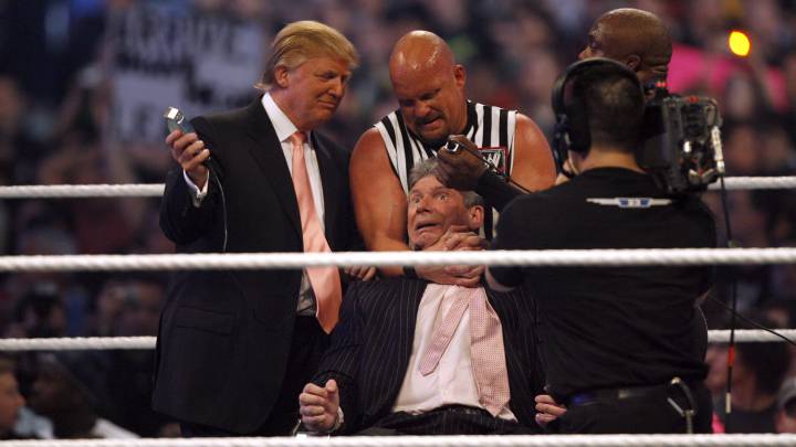 El dueño de la WWE, al rescate de Estados Unidos junto a Trump