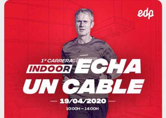 Martín Fiz apadrina la primera carrera que transforma pasos en ayuda contra el COVID-19