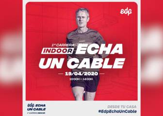 Martín Fiz lidera la carrera solidaria #EDPEchaUnCable: objetivo 10 millones de pasos