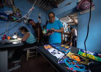 Mascarillas faciales temáticas para la lucha libre