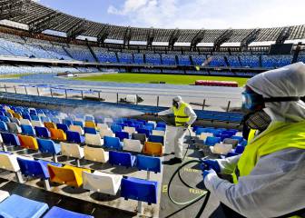 La desinfección, al rescate del deporte en vivo