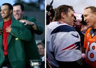 Tiger Woods y Phil Mickelson jugarán un torneo benéfico con Tom Brady y Peyton Manning