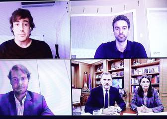 Nadal, Gasol y Alonso apoyan ante los reyes un plan común