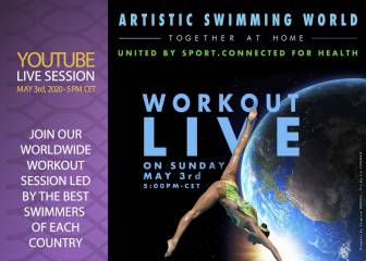 La sincro mundial se une en un entrenamiento virtual