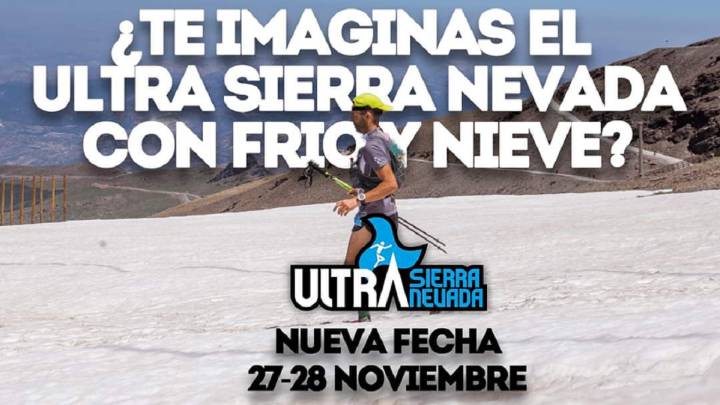 La Ultra Sierra Nevada prevista para julio se aplaza a noviembre