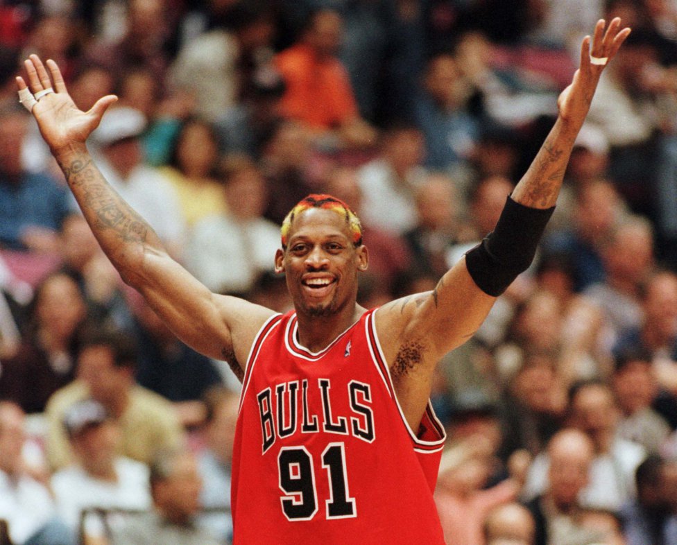 Dennis Rodman jugador Chicago Bulls