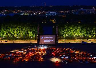 Alemania retoma la competición con público.. y en un autocine