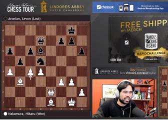 Nakamura primer semifinalista, Ding Liren y Yu Yangyi, al 3º