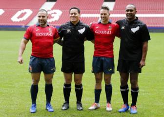 El España-Classic All Blacks en el Metropolitano, en mayo de 2021