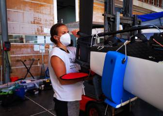 El equipo olímpico de Tokio 2021 ya navega en Santander