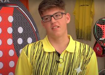El pádel llora la muerte de Alex Gama a los 17 años