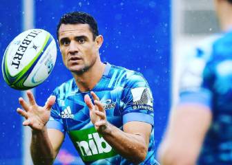 Con Dan Carter y con público