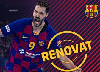 Entrerríos amplía su contrato con el Barça hasta 2021