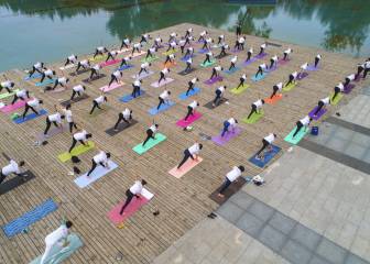Este domingo fue el día internacional del yoga