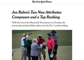 Revista de prensa: el mundo del golf se rinde a Jon Rahm