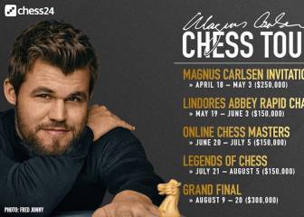 Un Carlsen-Giri inaugura el torneo Leyendas del Ajedrez