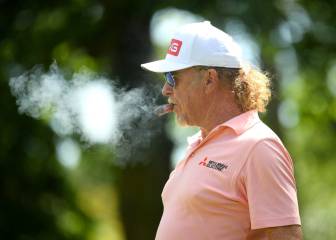 Fiesta del golf español en el día de Miguel Ángel Jiménez