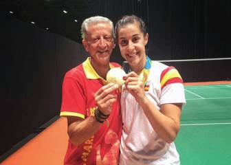 Carolina Marín se despide de su padre, 