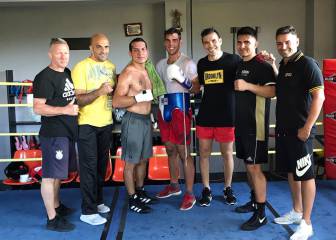 Maravilla Martínez y Sergio García ultiman su preparación con Jack Culcay en Torrelavega