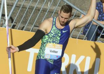 Marcas mundiales de Vetter y Pozzi en jabalina y 110 mv