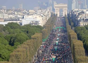 La Maratón de París, cancelada en 2020 por el coronavirus