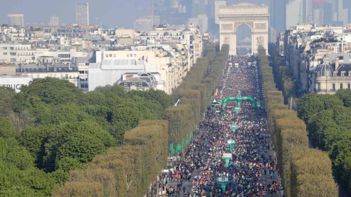 La Maratón de París, cancelada en 2020 por el coronavirus